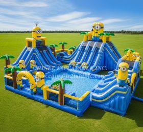 Pool3-639 Водный парк с бассейном в стиле Миньонов