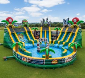 Pool3-655 Водный парк с тематикой Черепашек-ниндзя