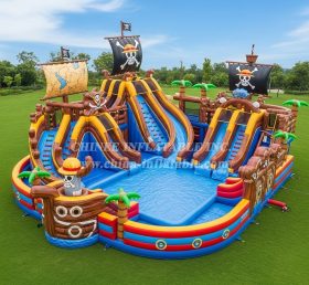 Pool3-657 Водный парк в стиле One Piece