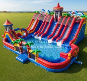 Pool3-659 Водный парк с бассейном в стиле Щенячий патруль