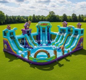 Pool3-677 Водный парк с бассейном в стиле Скуби-Ду