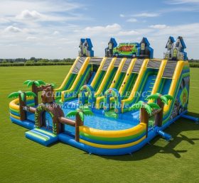 Pool3-679 Водный парк бассейна в стиле Скуби-Ду