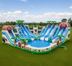 Pool3-682 Водный парк с темой «Барашек Шон»