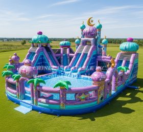 Pool3-683 Водный парк с бассейном в стиле Shimmer & Shine