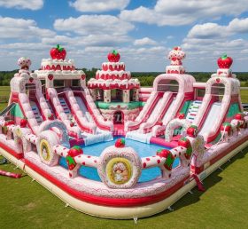 Pool3-695 Водный парк бассейна в стиле Strawberry Shortcake