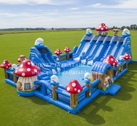 Pool3-721 Водный парк с тематикой Смурфиков