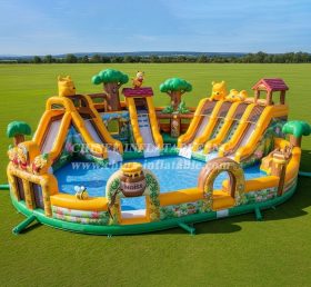 Pool3-736 Водный парк бассейна с тематикой Винни-Пуха