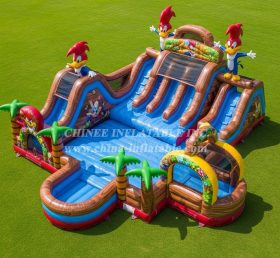 Pool3-739 Водный парк с тематикой Вуди Вудпекера