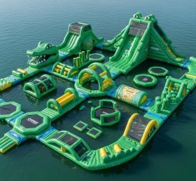 S429 Водный парк надувной в крокодильей тематике