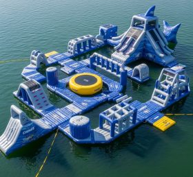 S558 Надувной аквапарк с акульей тематикой