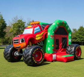 T2-8584 Надувной батут Blaze Monster Truck