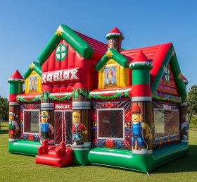 T2-8600 надувной батут Roblox к Рождеству