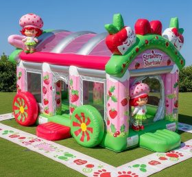 T2-8642 Надувной батут Strawberry Shortcake