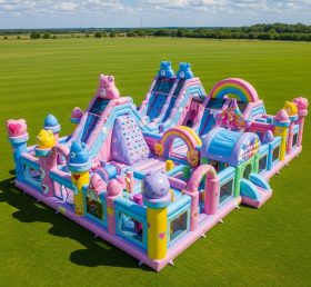 T6-6407 Надувной городок в стиле Care Bears