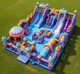 T6-6581 Надувной игровой городок в стиле Shimmer & Shine