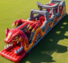 T7-4119 Надувная полоса препятствий в стиле Blaze Monster