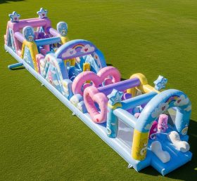 T7-4138 Надувная полоса препятствий в стиле Care Bears