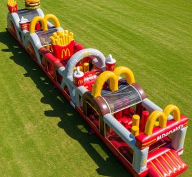T7-4238 Полоса препятствий надувная в стиле McDonald