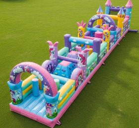 T7-4273 Надувная полоса препятствий в стиле My Little Pony