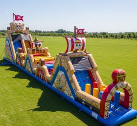 T7-4291 Полоса препятствий надувная в стиле One Piece