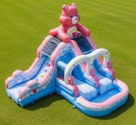 T8-7184 Надувная водная горка в стиле Care Bears