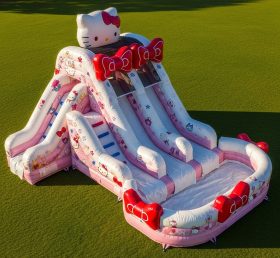 T8-7260 Надувная водная горка в стиле Hello Kitty