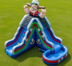 T8-7409 Надувная водная горка в стиле Попай