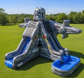 T8-7489 Водная горка с надувной тематикой Star Wars