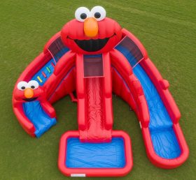 T8-7565 Надувная водная горка в стиле Tickle Me Elmo