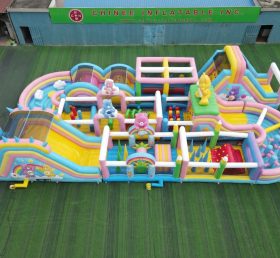 CR2-367 Полоса препятствий с гигантским надувным оформлением в стиле Care Bears