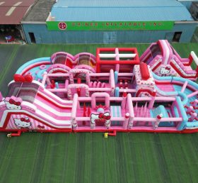 CR2-392 Полоса препятствий с тематикой Hello Kitty гигантский надувной комплекс