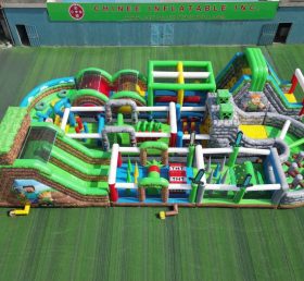 CR2-409 полоса препятствий гигантский надувной в стиле Minecraft