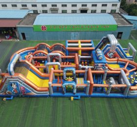CR2-429 Полоса препятствий гигантская надувная в стиле Rusty Rivets