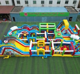 CR2-446 Гигантская надувная полоса препятствий в тематике Супер Марио