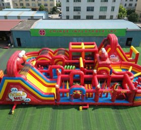 CR2-453 Полоса препятствий с темой «Tickle Me Elmo» сложный гигантский надувной аттракцион