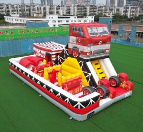 T2-8120 пожарная машина надувная игровая площадка