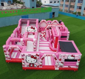 GF3-337 Парковка надувных аттракционов в стиле Hello Kitty