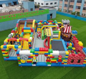 GF3-345 Надувной парк в стиле Lego