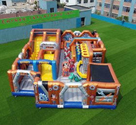 GF3-394 Надувной парк в стиле Rusty Rivets