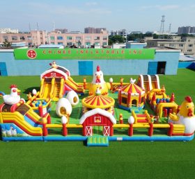 GF3-519 Куринный тематический надувной парк