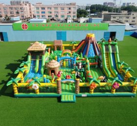 GF3-566 Батутный парк в тропическом стиле