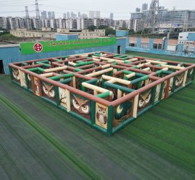 MAZE1-107 Надувной лабиринт в совиной тематике