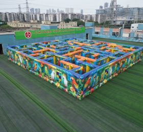 MAZE1-109 Надувной лабиринт в стиле попугая