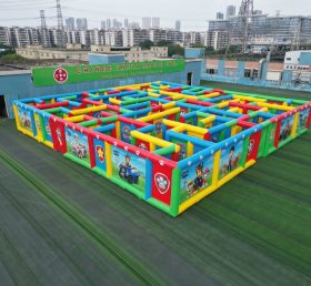 MAZE1-110 Надувной лабиринт в стиле Щенячий патруль