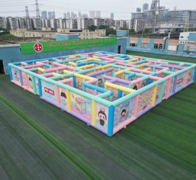 MAZE1-122 Надувной лабиринт в стиле Pop Mart