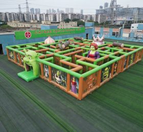 MAZE1-137 Надувной лабиринт в стиле Шрека