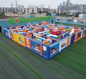 MAZE1-139 Надувной лабиринт в стиле кроссовок