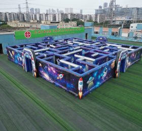 MAZE1-142 Надувной лабиринт в космическом стиле