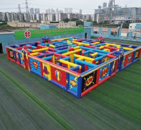 MAZE1-148 Надувной лабиринт в стиле супергероев