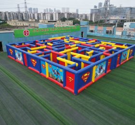 MAZE1-149 Надувной лабиринт в стиле Супермена